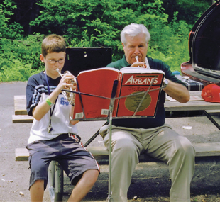 Deryck teaching student